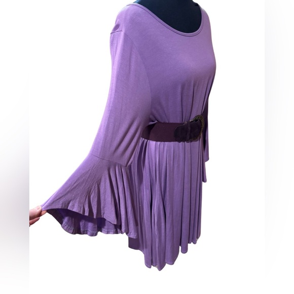 NWT- Beeson River Plus - Purple Oversized Boho Dress women's 2XL - Picture 5 of 7